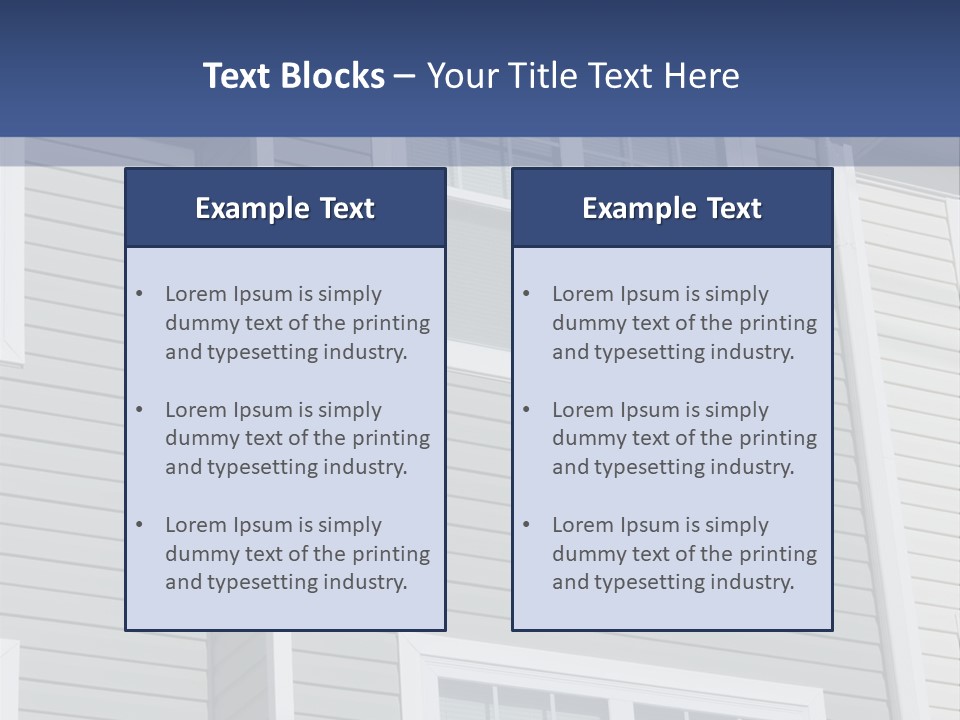 Financing Down Urban PowerPoint Template