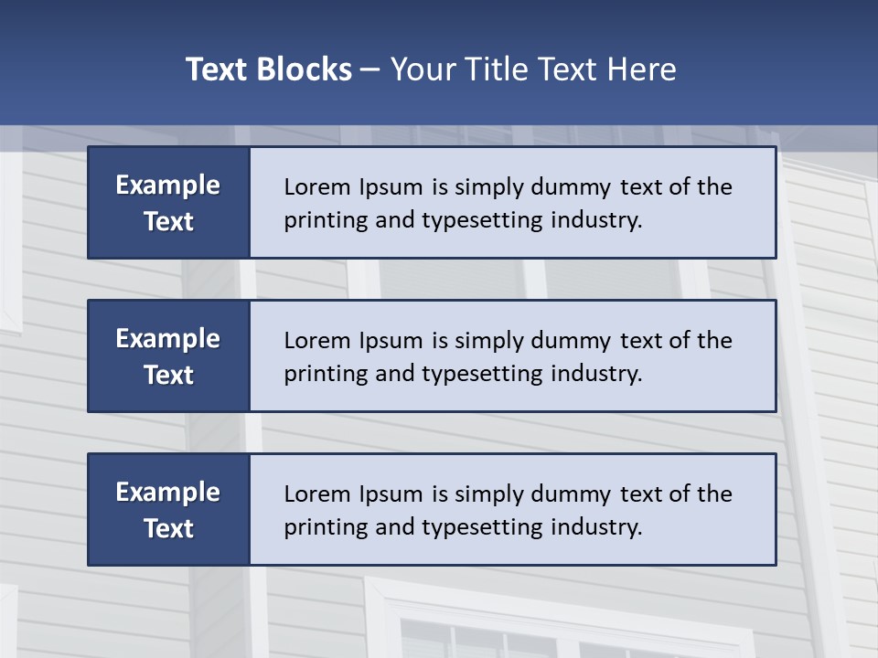 Financing Down Urban PowerPoint Template