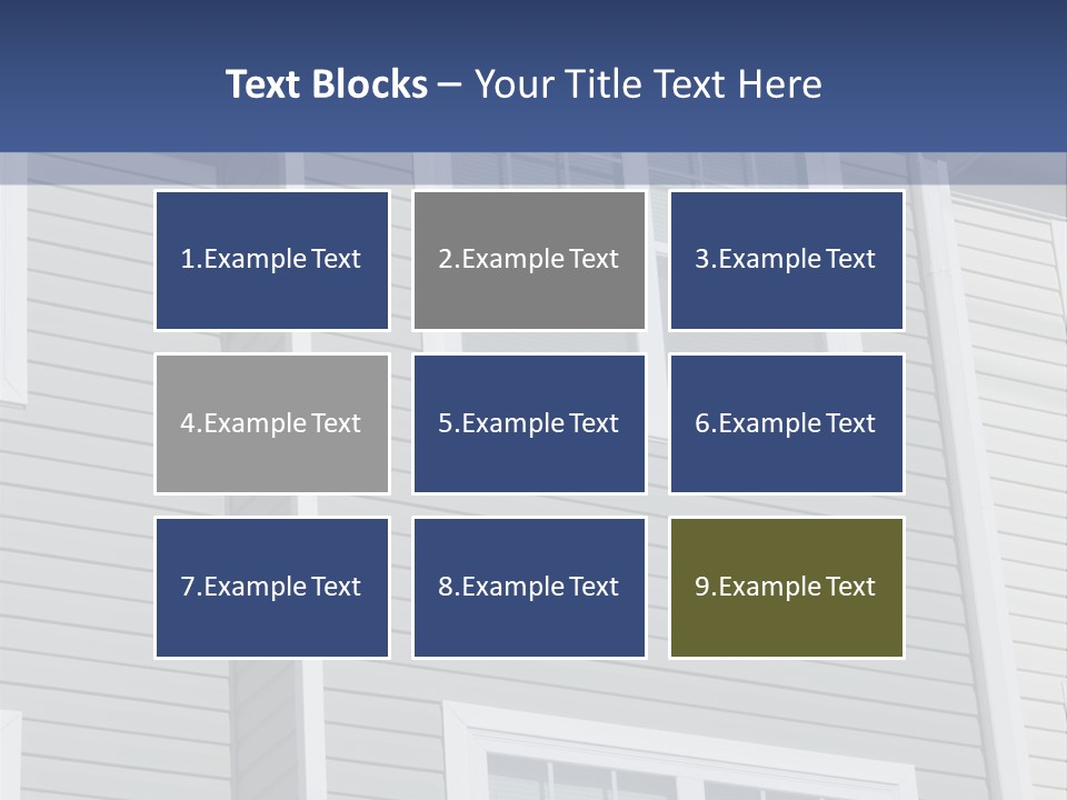 Financing Down Urban PowerPoint Template