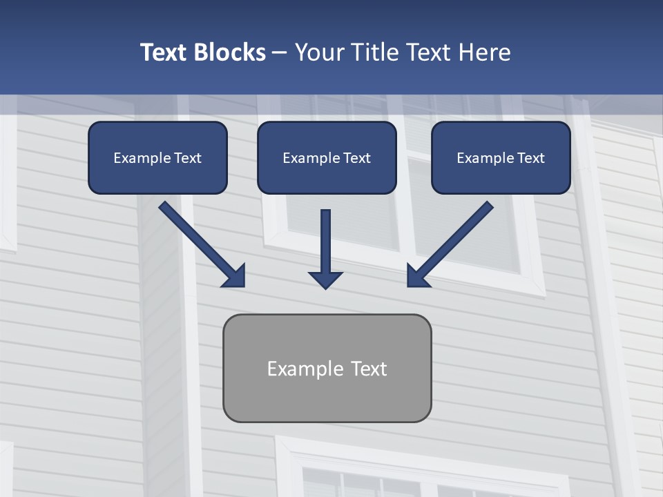 Financing Down Urban PowerPoint Template