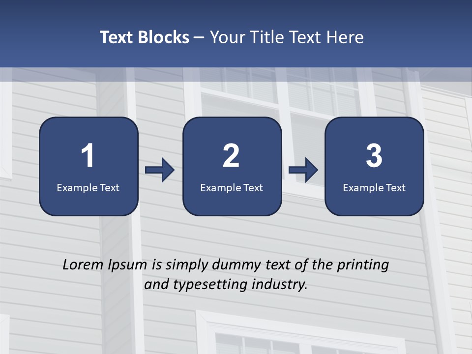 Financing Down Urban PowerPoint Template