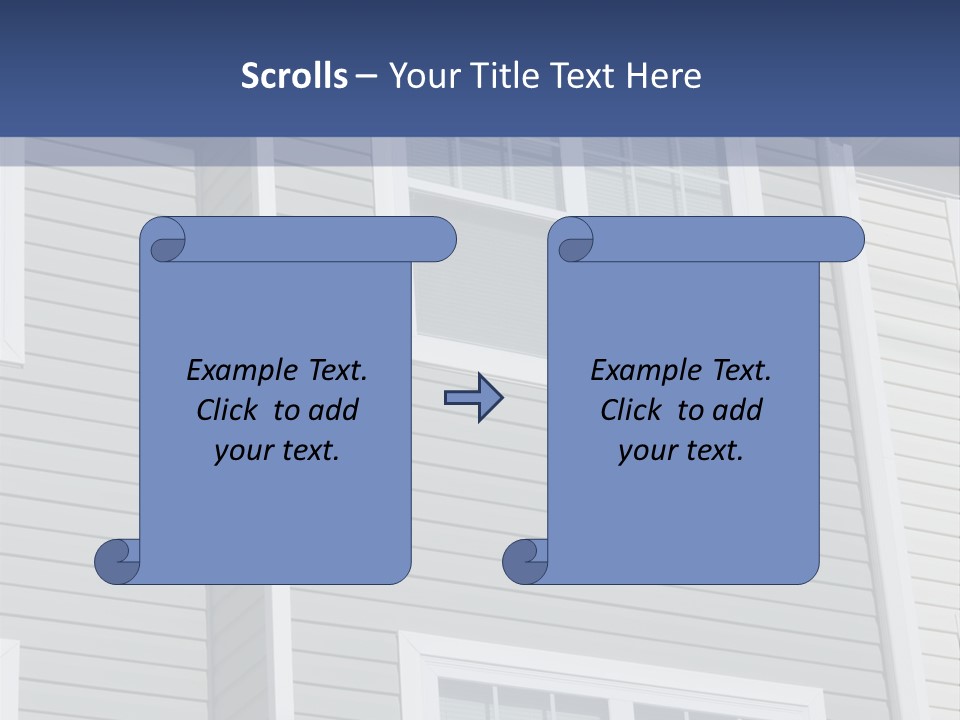 Financing Down Urban PowerPoint Template
