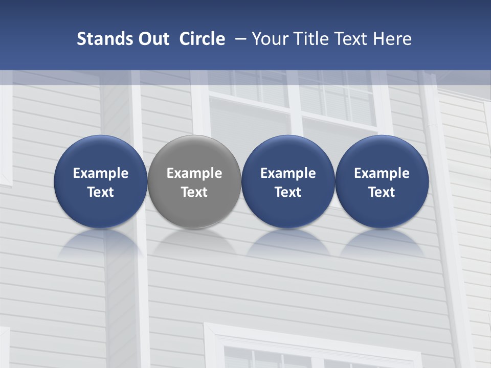 Financing Down Urban PowerPoint Template