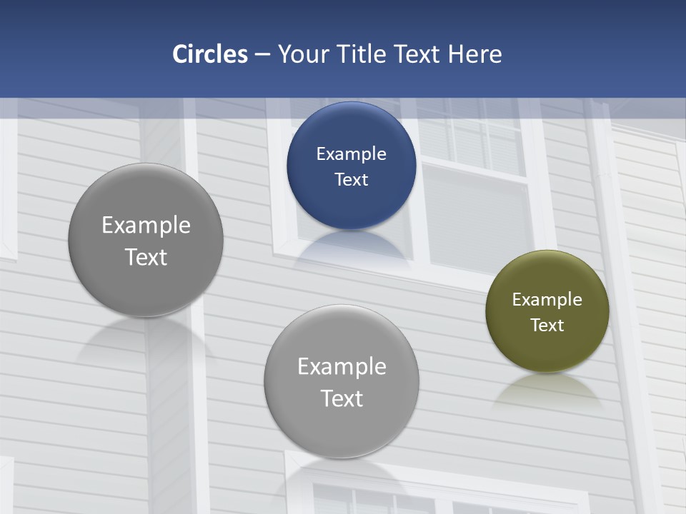 Financing Down Urban PowerPoint Template