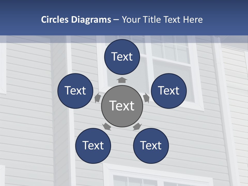 Financing Down Urban PowerPoint Template