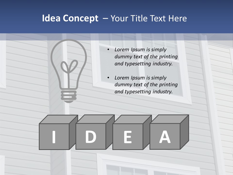 Financing Down Urban PowerPoint Template