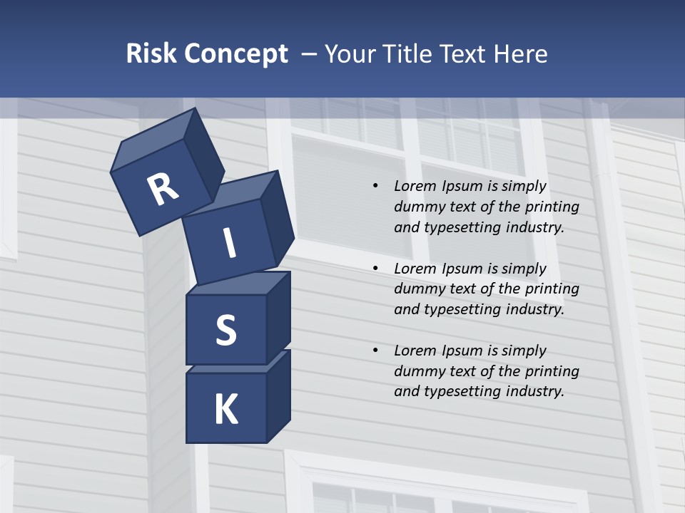 Financing Down Urban PowerPoint Template