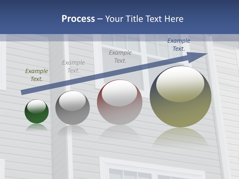 Financing Down Urban PowerPoint Template