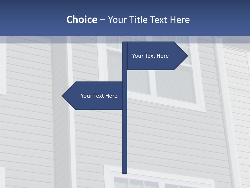 Financing Down Urban PowerPoint Template