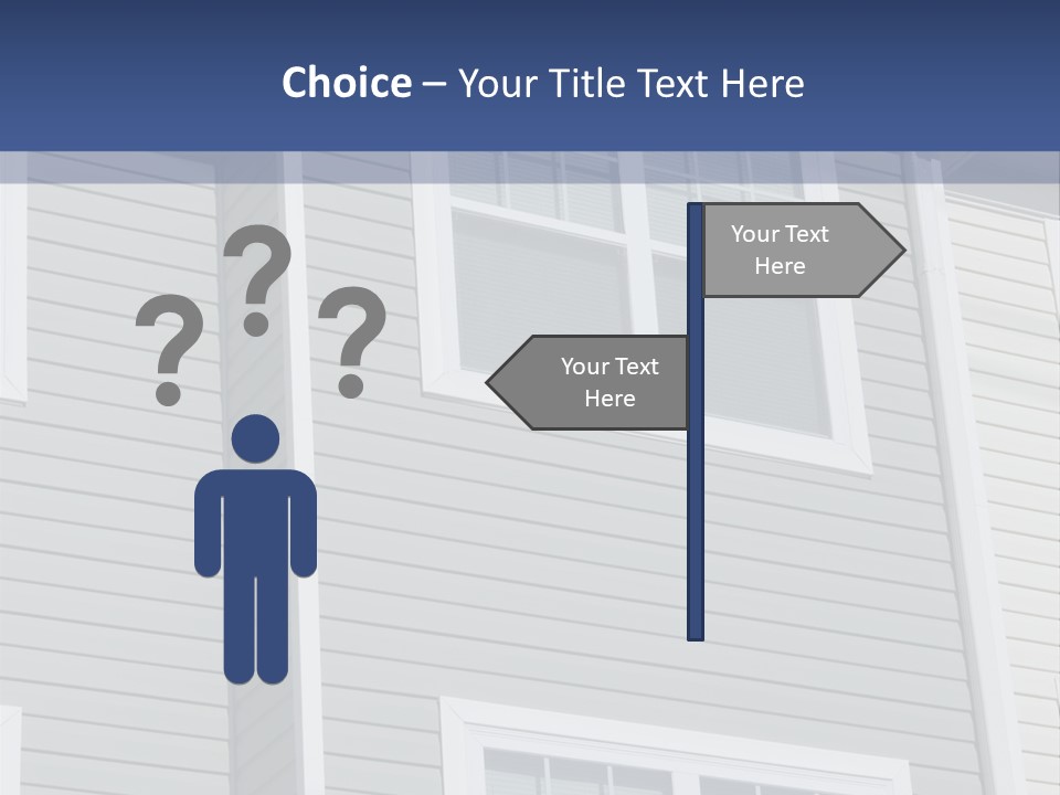 Financing Down Urban PowerPoint Template