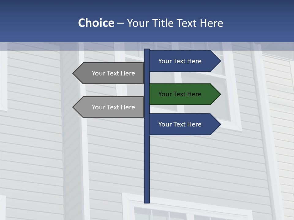 Financing Down Urban PowerPoint Template
