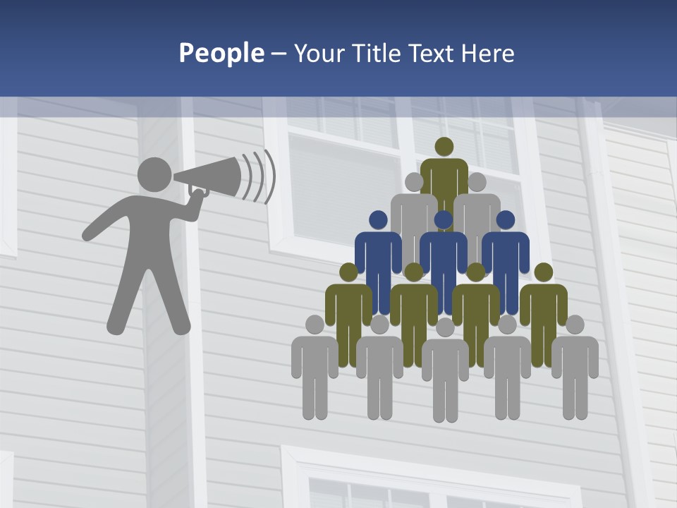 Financing Down Urban PowerPoint Template