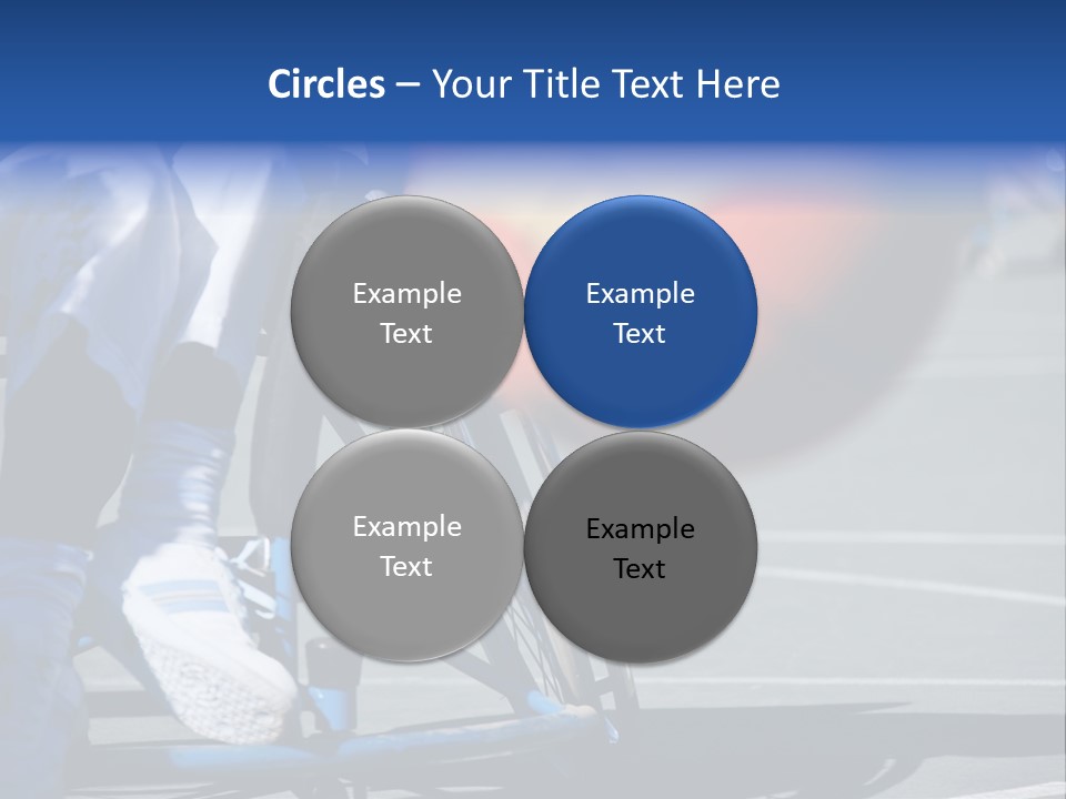 Disabled Shoes Paralympics PowerPoint Template