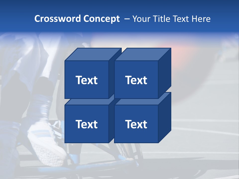 Disabled Shoes Paralympics PowerPoint Template