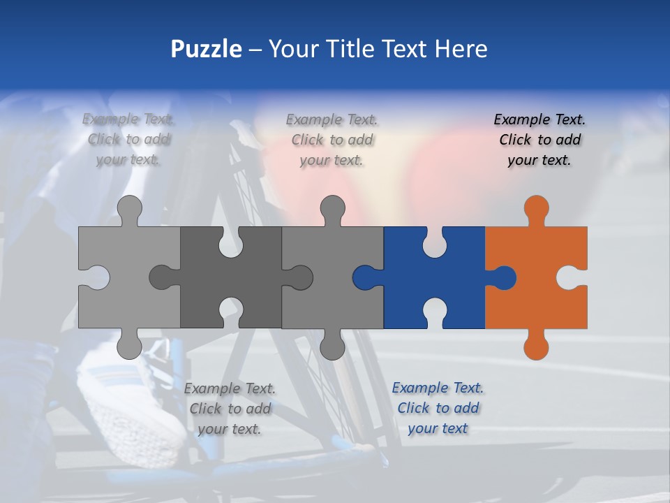 Disabled Shoes Paralympics PowerPoint Template