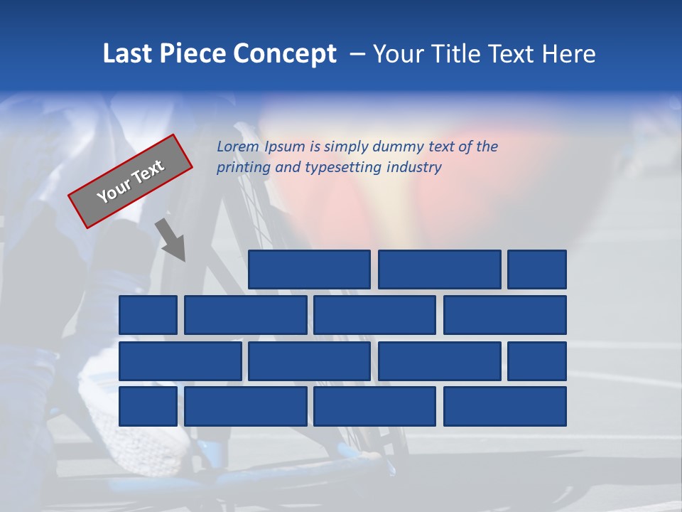 Disabled Shoes Paralympics PowerPoint Template