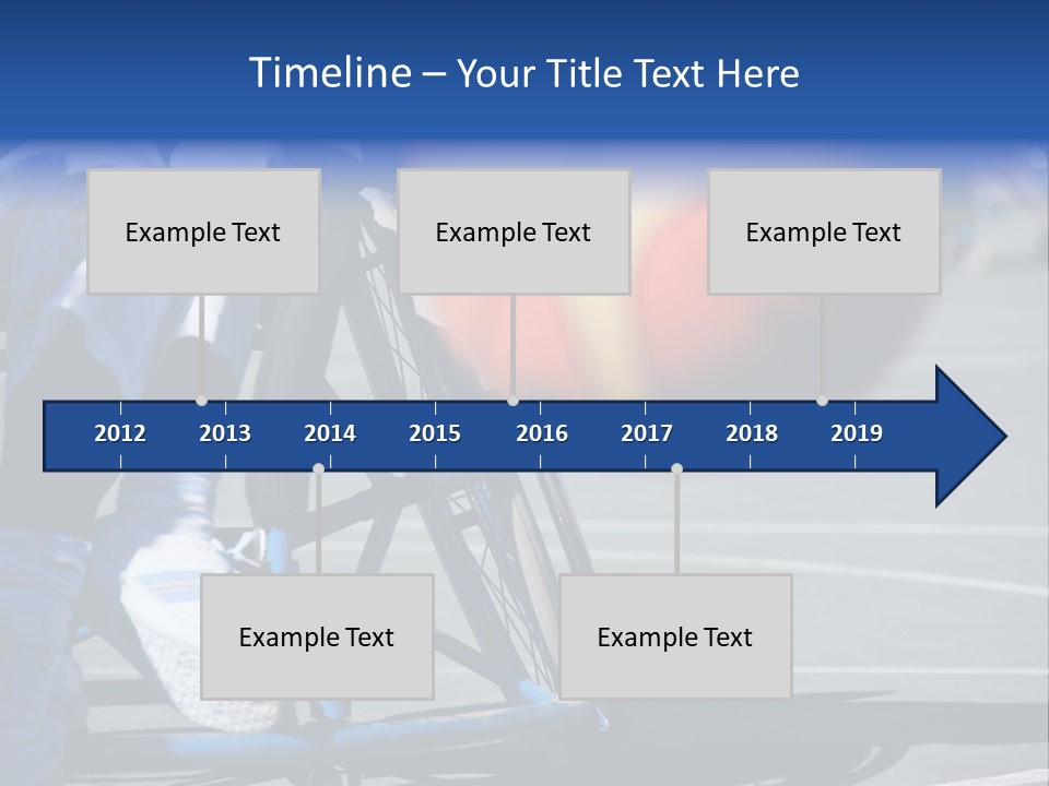 Disabled Shoes Paralympics PowerPoint Template