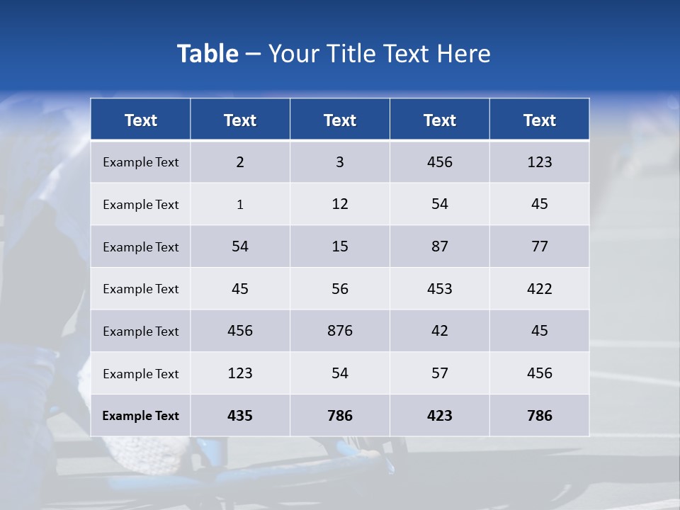 Disabled Shoes Paralympics PowerPoint Template