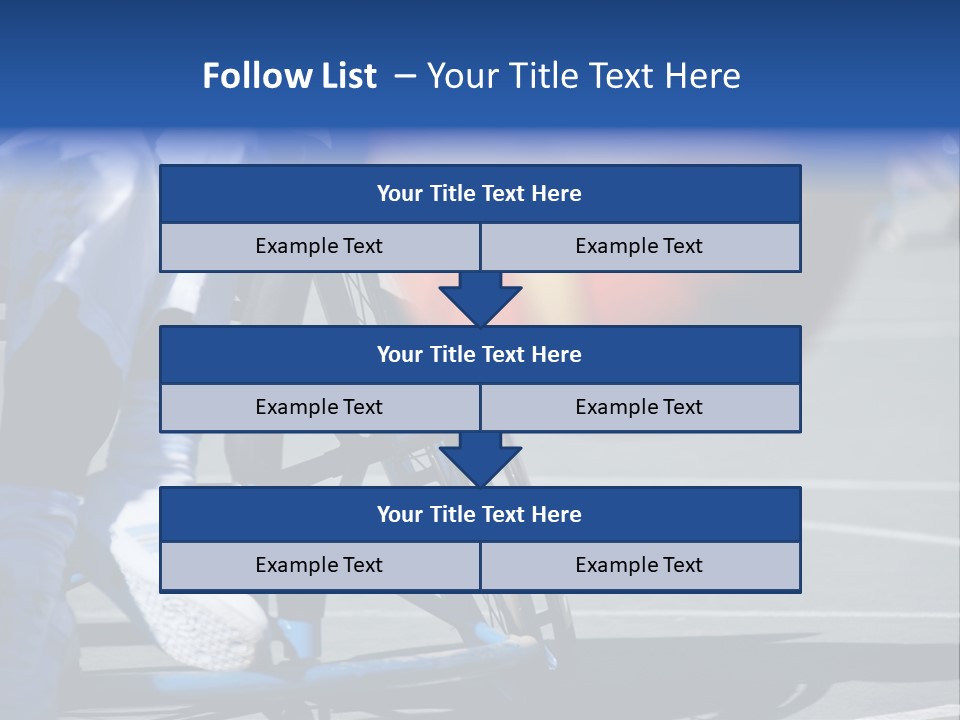 Disabled Shoes Paralympics PowerPoint Template