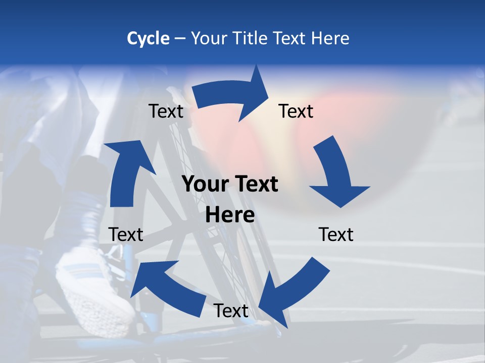 Disabled Shoes Paralympics PowerPoint Template