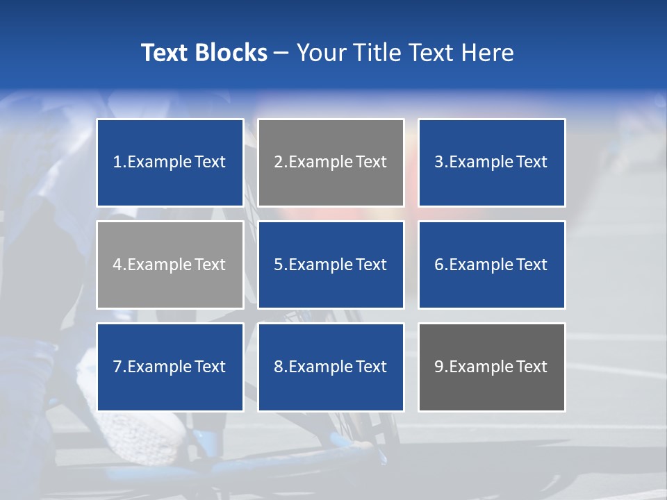 Disabled Shoes Paralympics PowerPoint Template