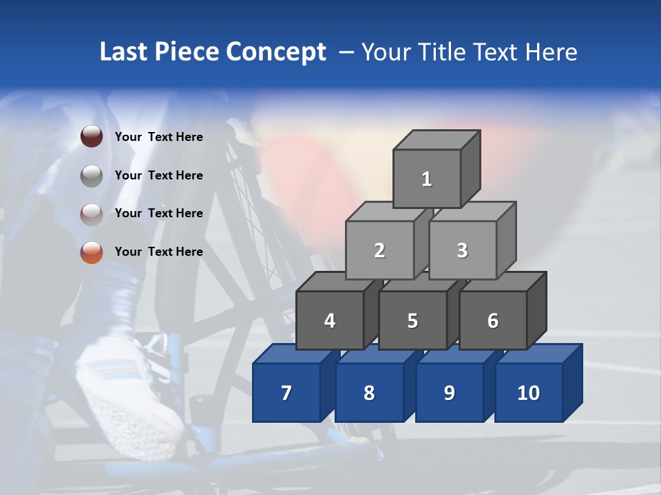 Disabled Shoes Paralympics PowerPoint Template