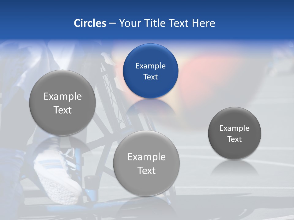 Disabled Shoes Paralympics PowerPoint Template