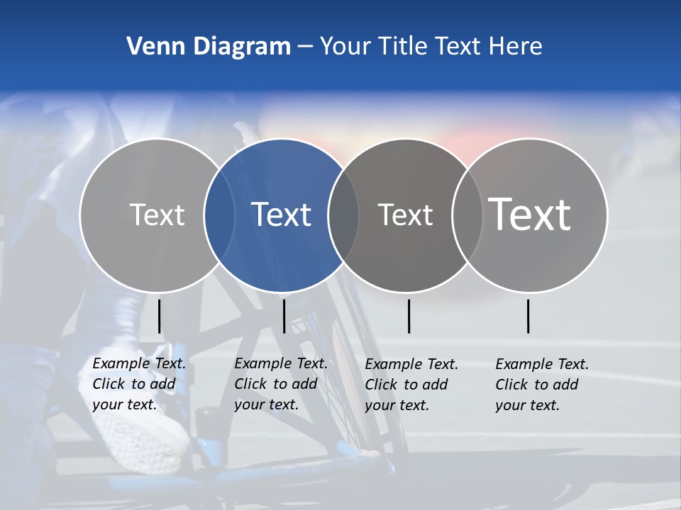 Disabled Shoes Paralympics PowerPoint Template