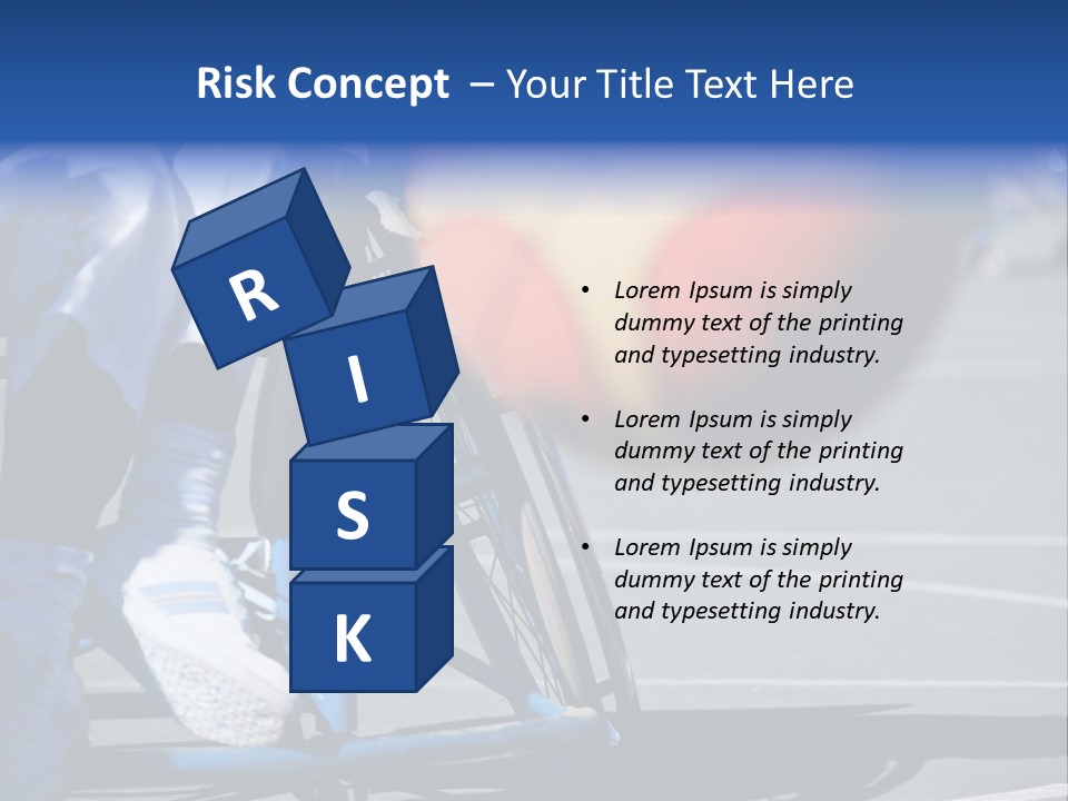 Disabled Shoes Paralympics PowerPoint Template