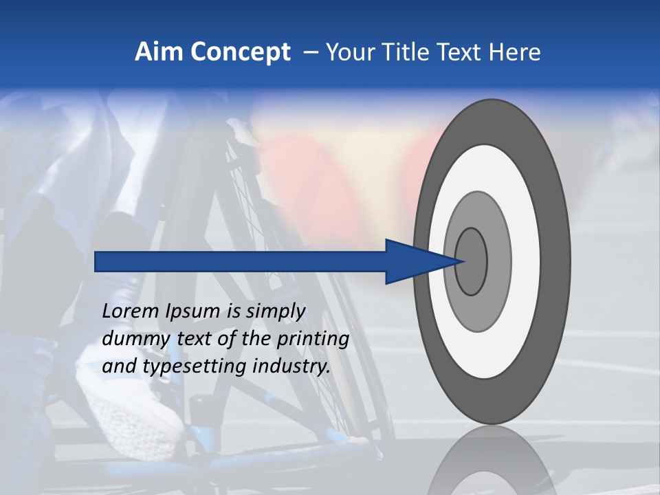 Disabled Shoes Paralympics PowerPoint Template