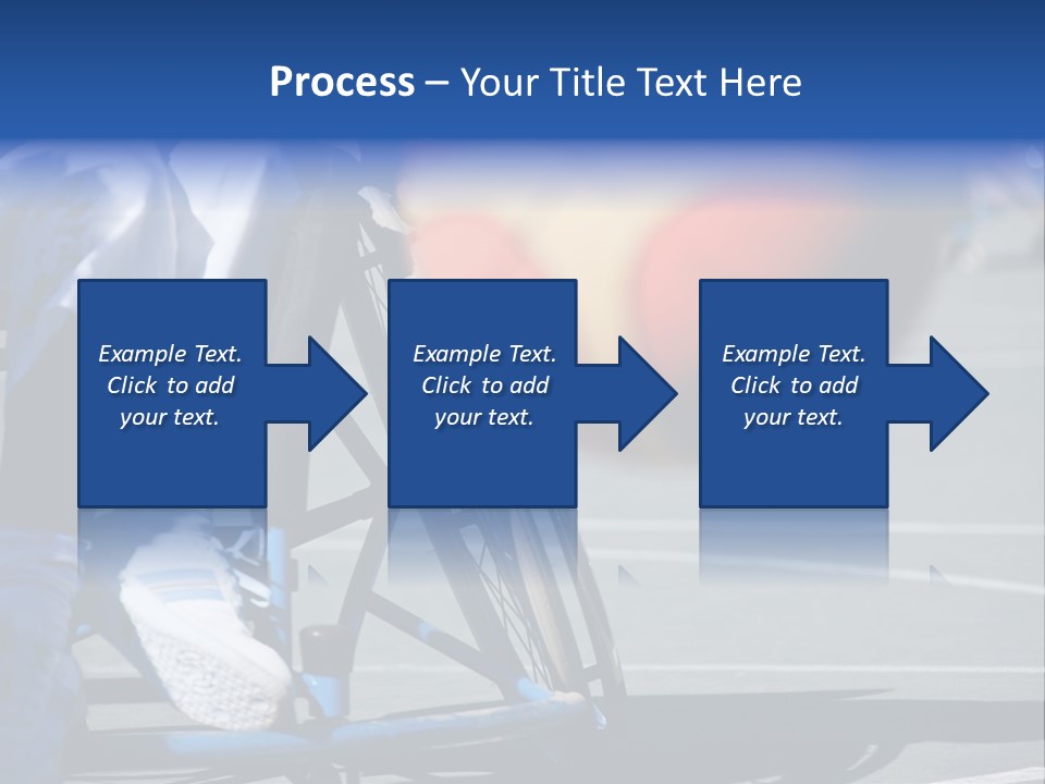 Disabled Shoes Paralympics PowerPoint Template