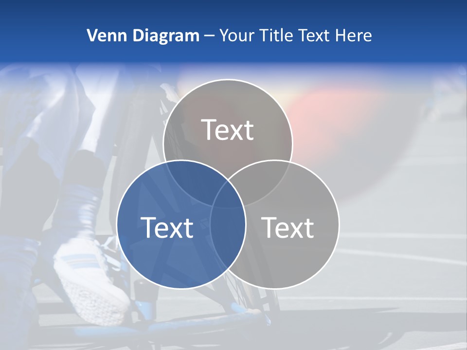 Disabled Shoes Paralympics PowerPoint Template