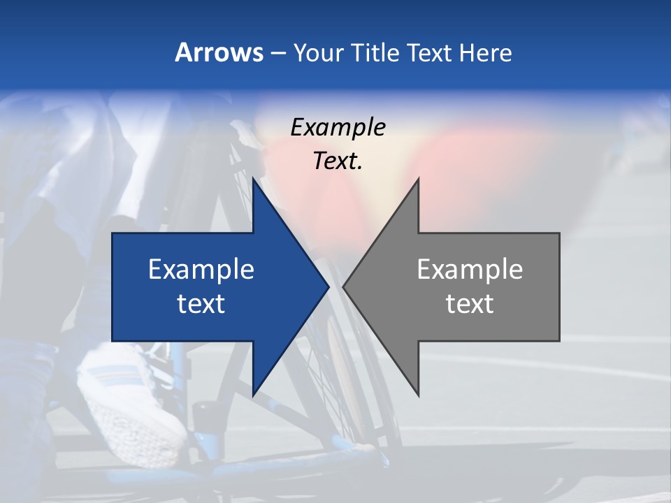 Disabled Shoes Paralympics PowerPoint Template