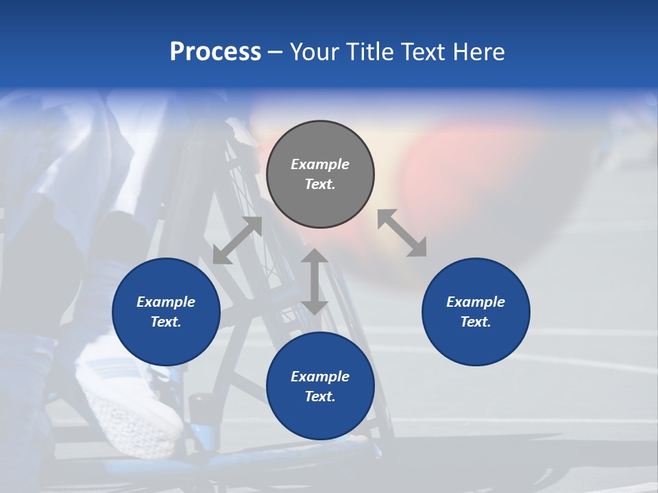 Disabled Shoes Paralympics PowerPoint Template