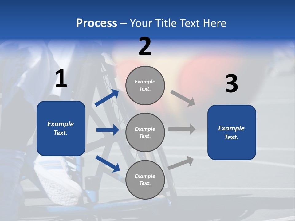 Disabled Shoes Paralympics PowerPoint Template