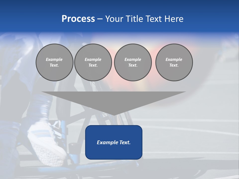 Disabled Shoes Paralympics PowerPoint Template