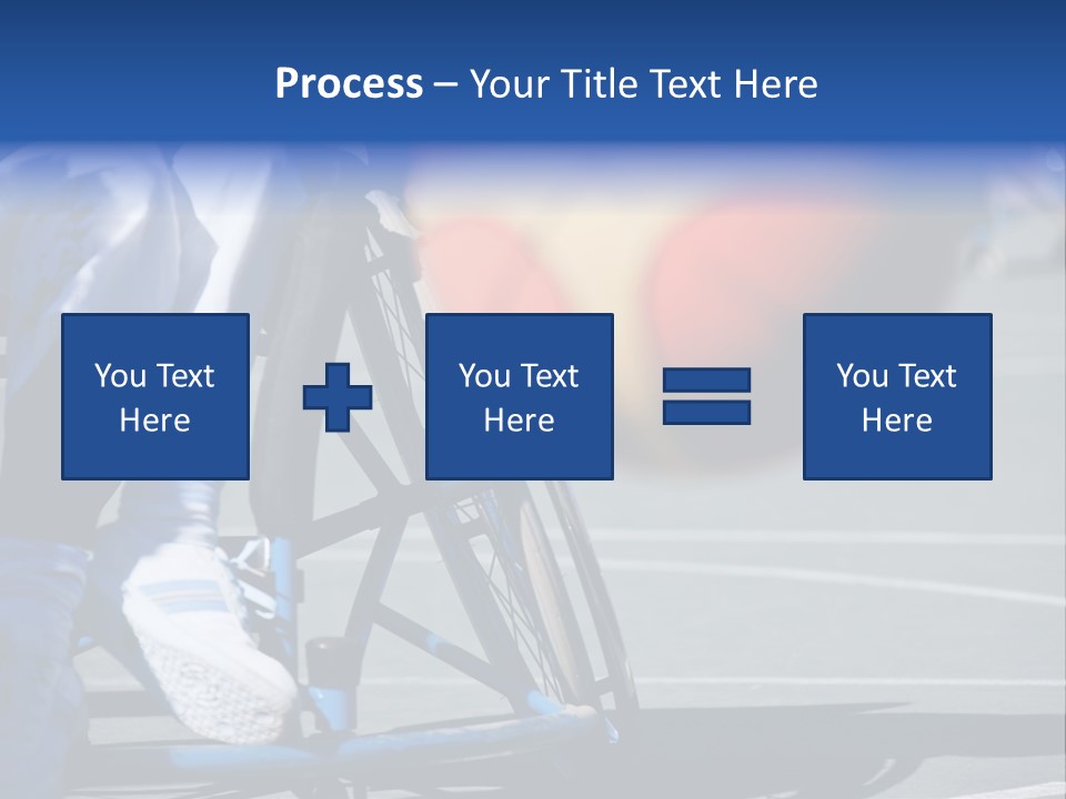 Disabled Shoes Paralympics PowerPoint Template