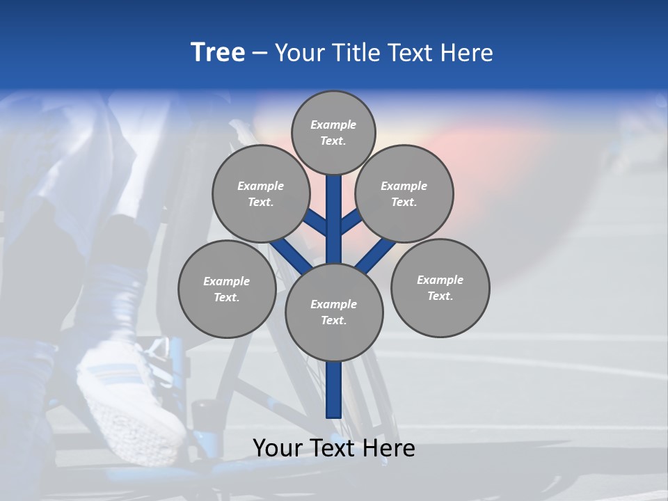 Disabled Shoes Paralympics PowerPoint Template