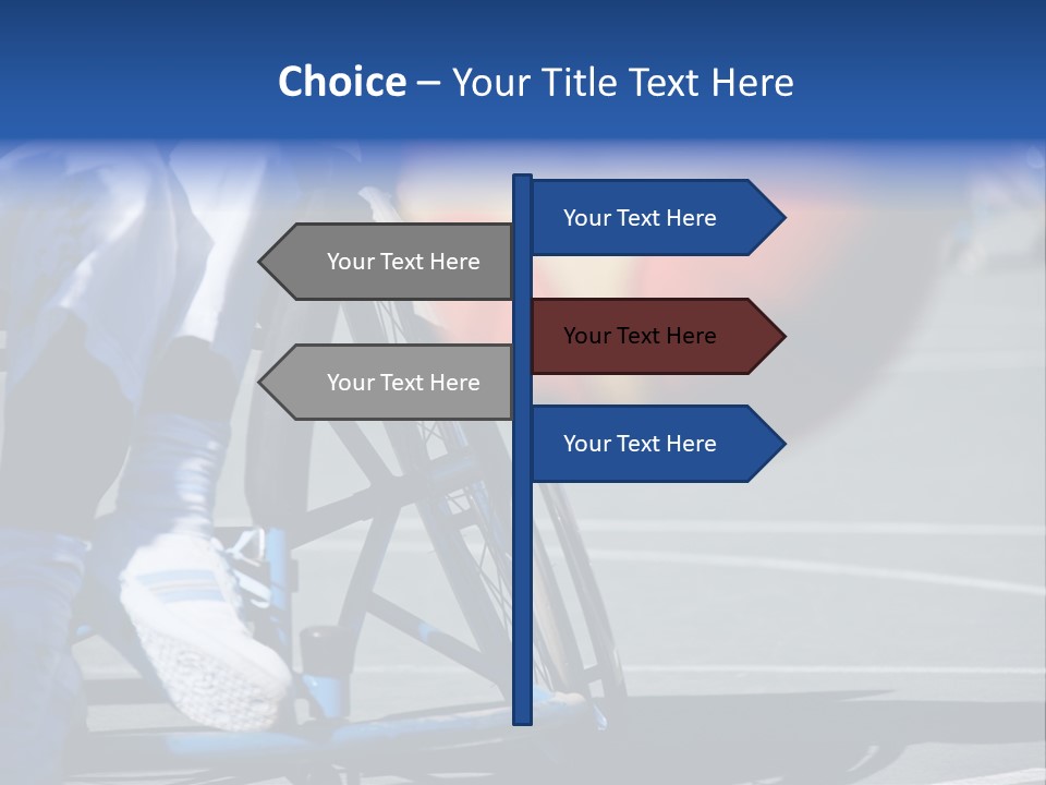 Disabled Shoes Paralympics PowerPoint Template