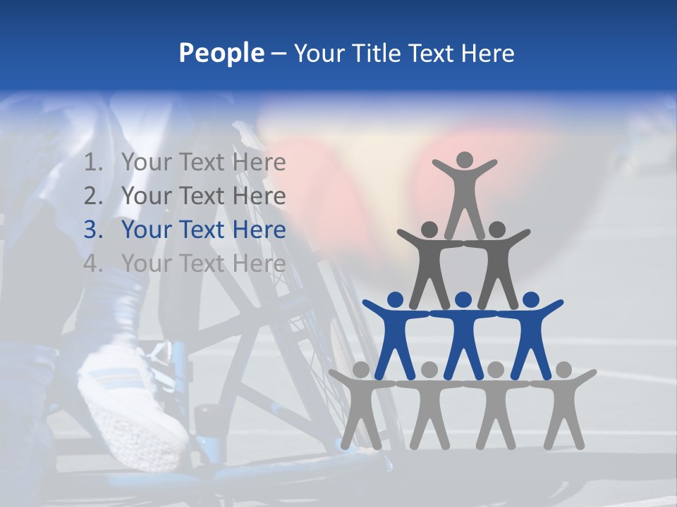Disabled Shoes Paralympics PowerPoint Template
