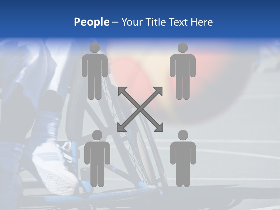 Disabled Shoes Paralympics PowerPoint Template