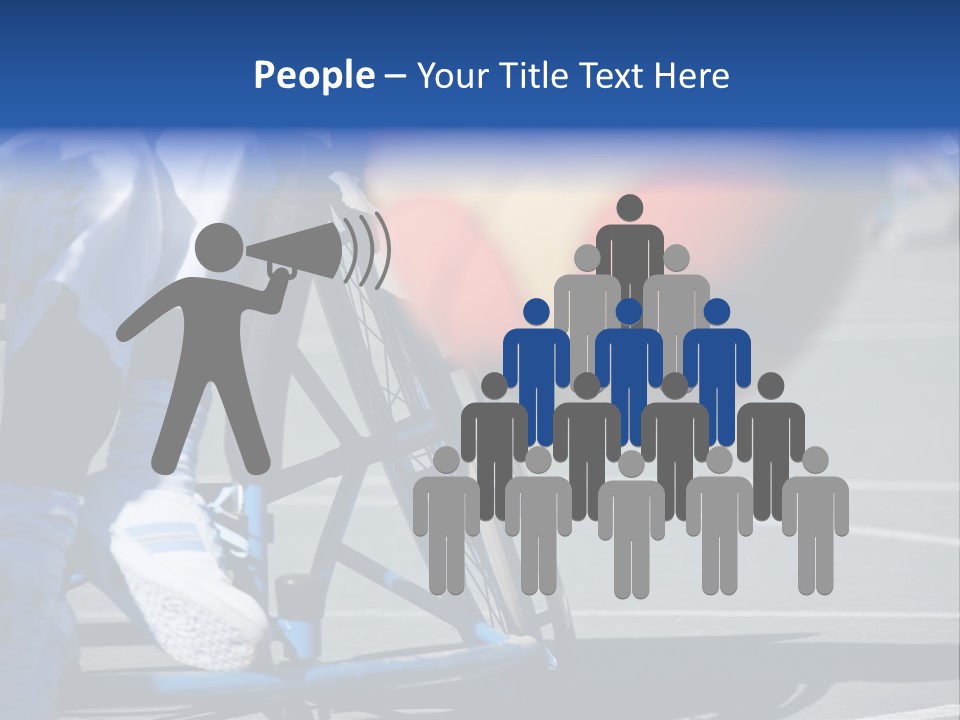 Disabled Shoes Paralympics PowerPoint Template