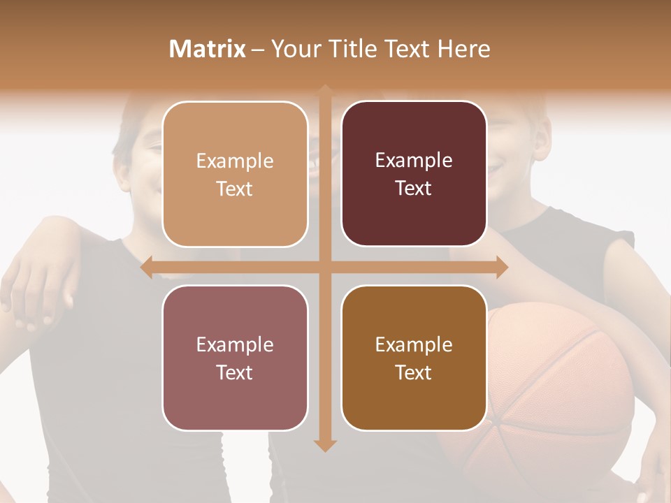 Holding Eight Year Old Sport PowerPoint Template