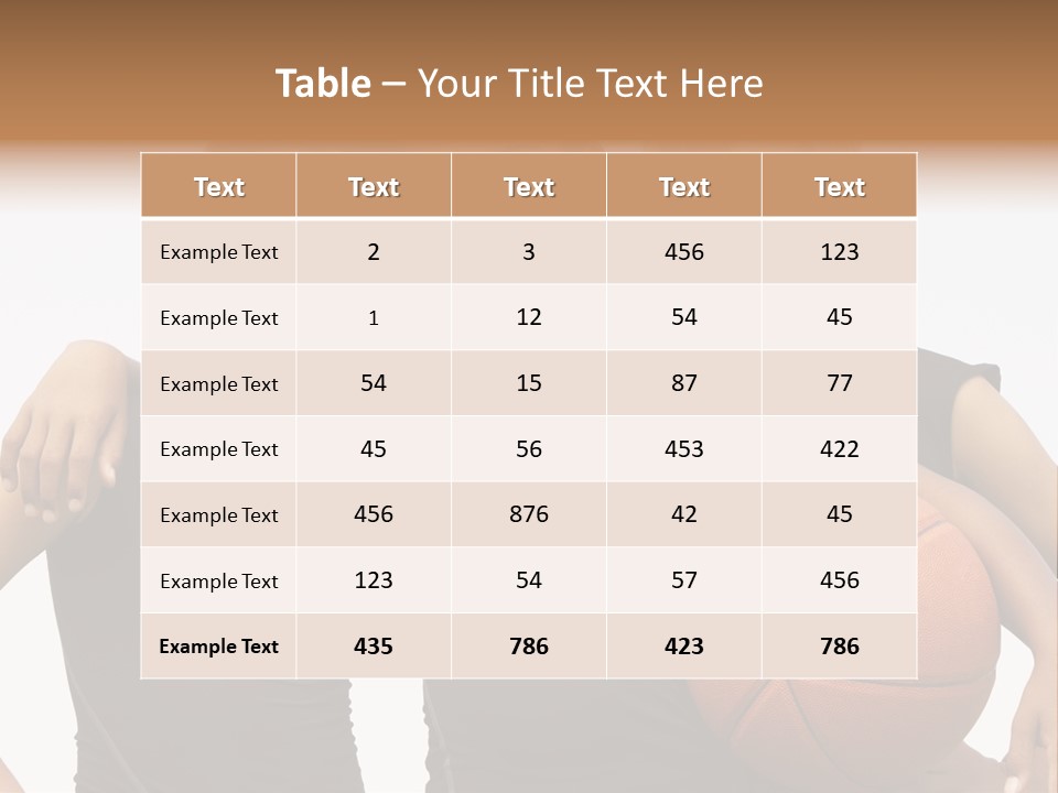 Holding Eight Year Old Sport PowerPoint Template
