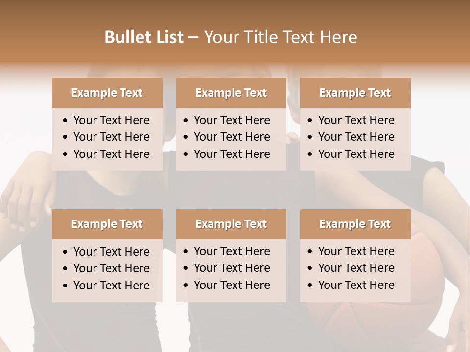 Holding Eight Year Old Sport PowerPoint Template