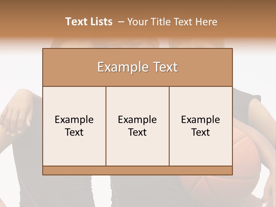 Holding Eight Year Old Sport PowerPoint Template