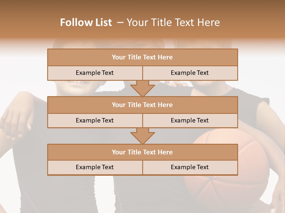 Holding Eight Year Old Sport PowerPoint Template
