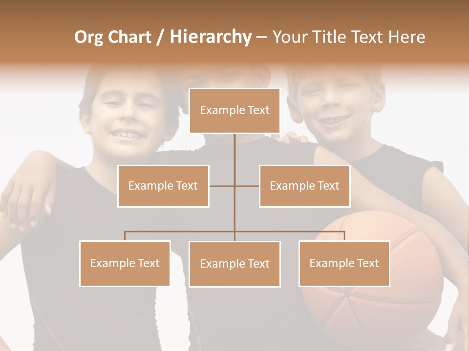 Holding Eight Year Old Sport PowerPoint Template