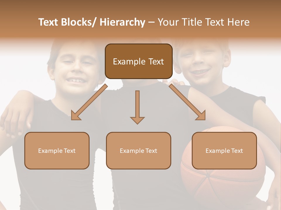 Holding Eight Year Old Sport PowerPoint Template