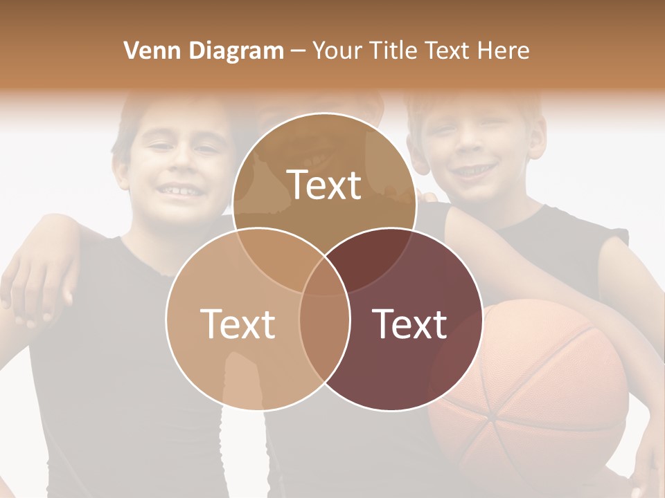 Holding Eight Year Old Sport PowerPoint Template